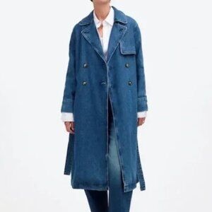 Madewell Denim Trench Coat